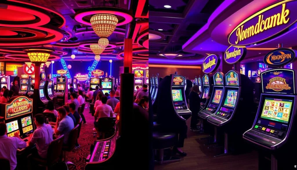 weekday vs. weekend Moonspin Slot Games play