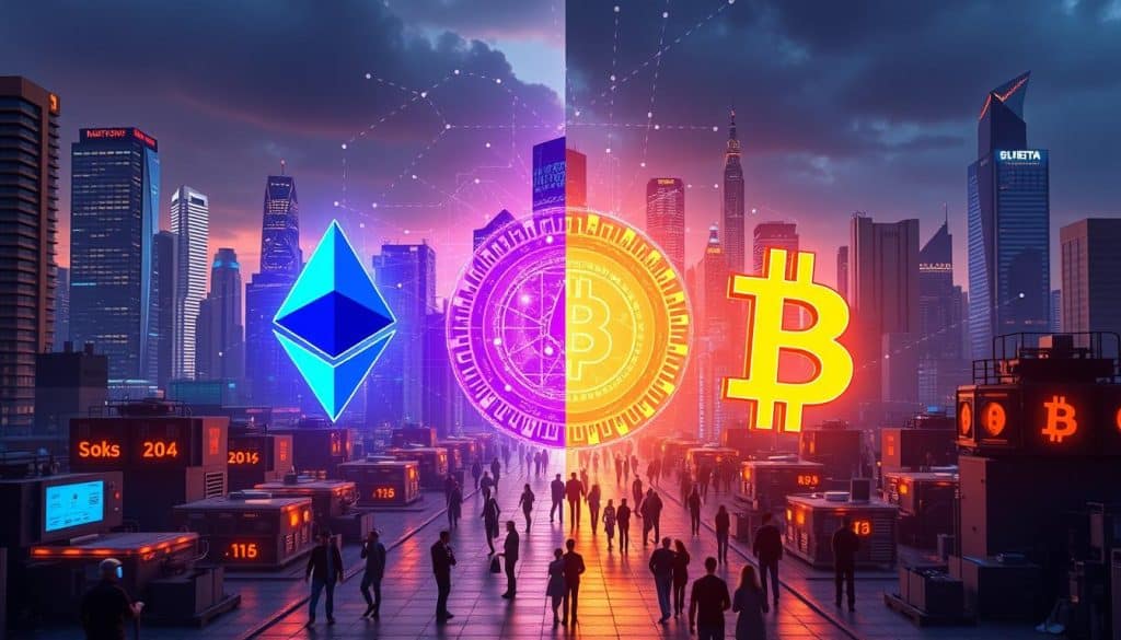 Ethereum vs. Bitcoin comparison in 2025