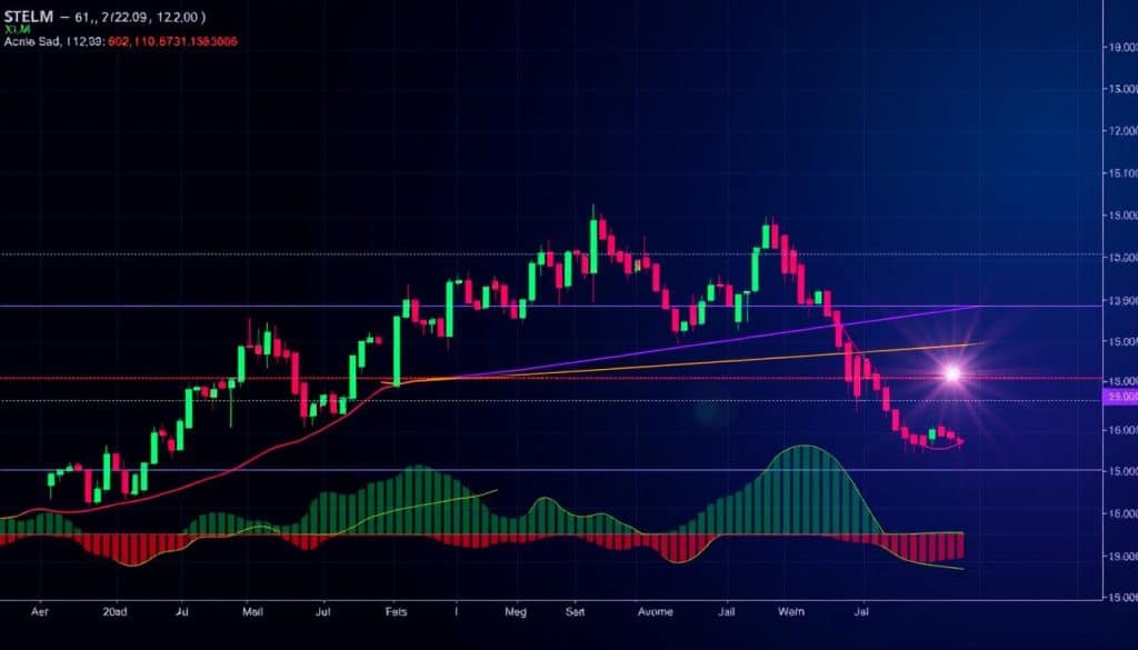 Stellar technical analysis chart