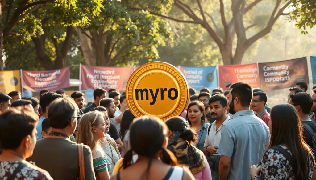 myro coin community support