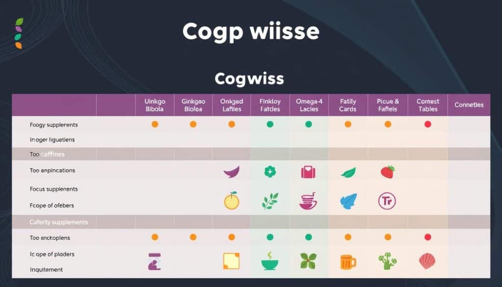 Cognitive Supplement Comparison